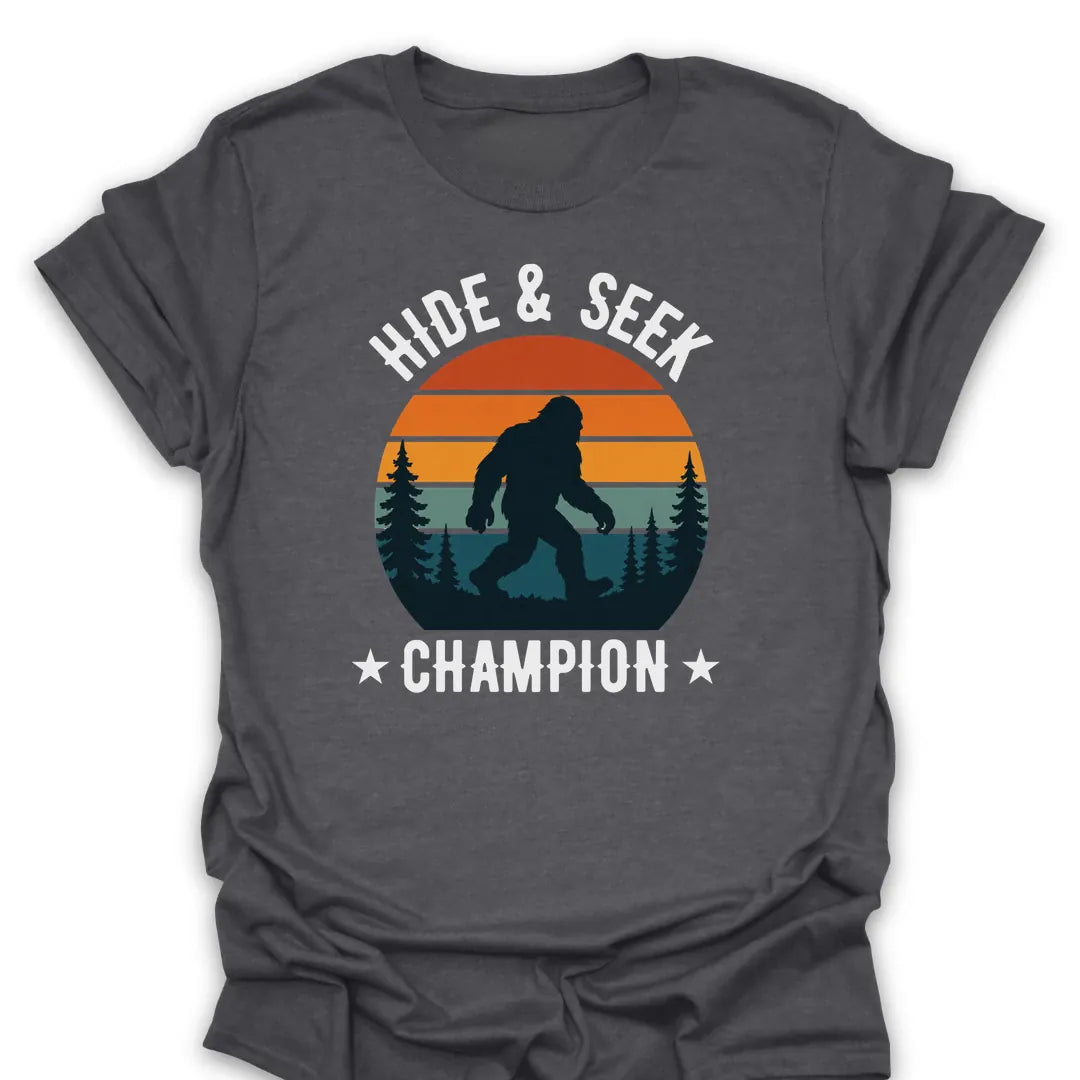 T-Shirt Dark Heather / S Hide & Seek Champion T-Shirt