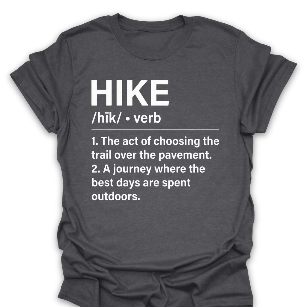 T-Shirt Dark Heather / S Hike Definition Tee