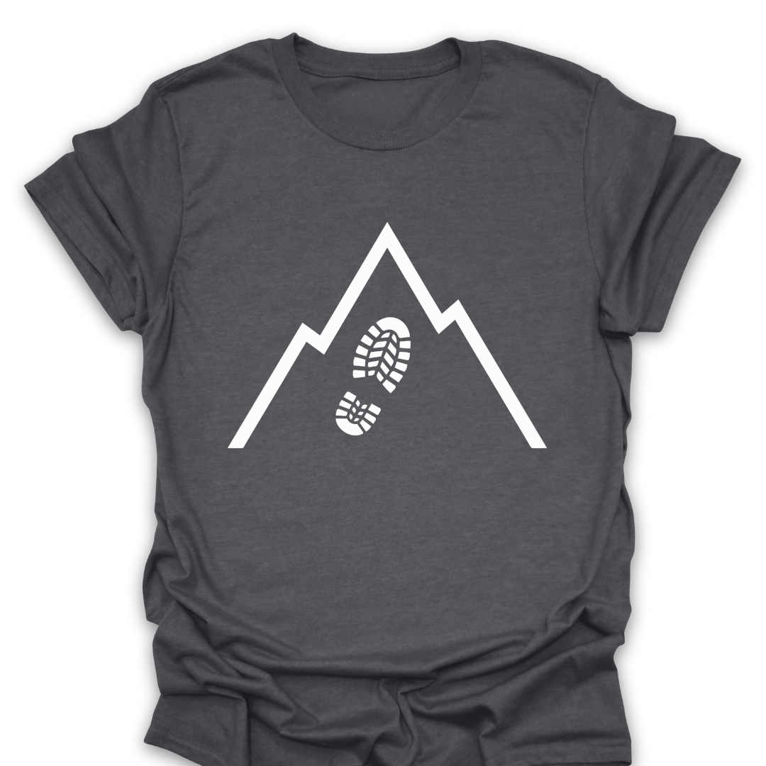 T-Shirt Dark Heather / S Hike the Mountain Graphic T-Shirt