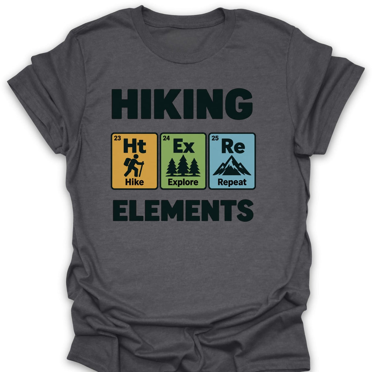 T-Shirt Dark Heather / S Hiking Elements