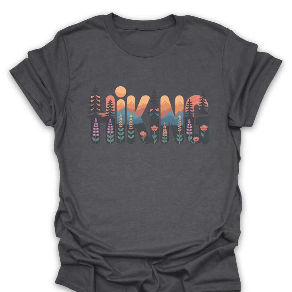 T-Shirt Dark Heather / S Hiking Nature T-Shirt