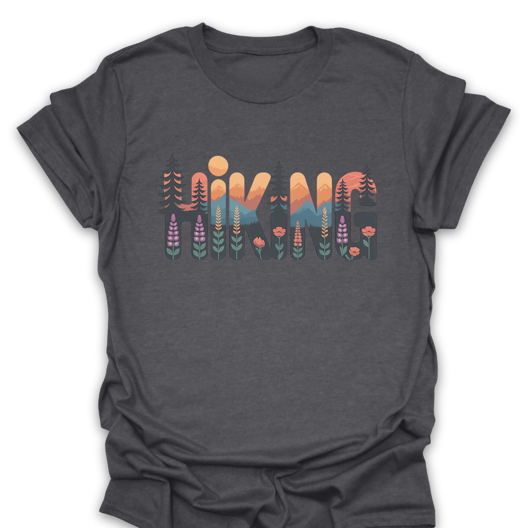 T-Shirt Dark Heather / S Hiking Nature T-Shirt
