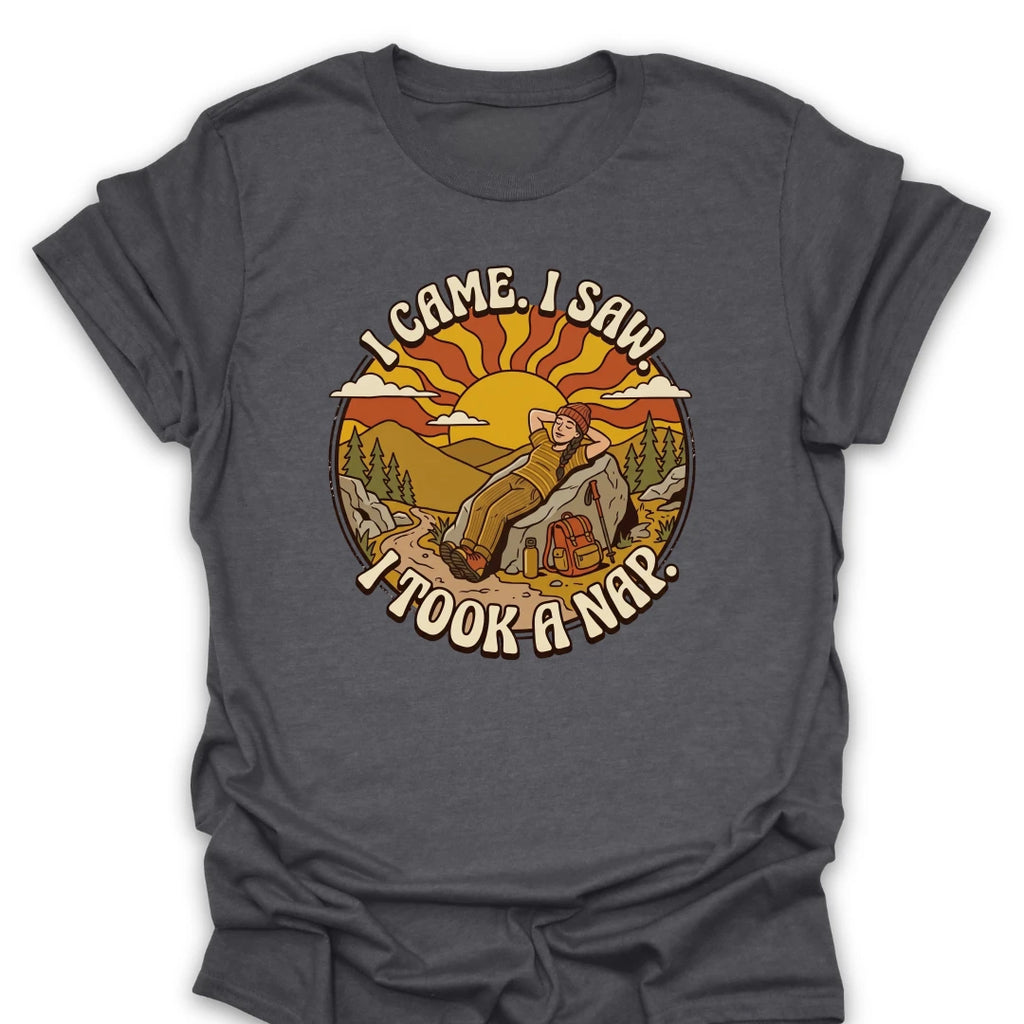T-Shirt Dark Heather / S I Came I Saw T-Shirt