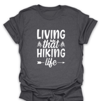 T-Shirt Dark Heather / S Living That Hiking Life T-Shirt