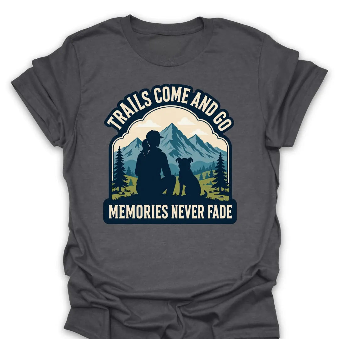 T-Shirt Dark Heather / S Memories Never Fade Mountain T-Shirt