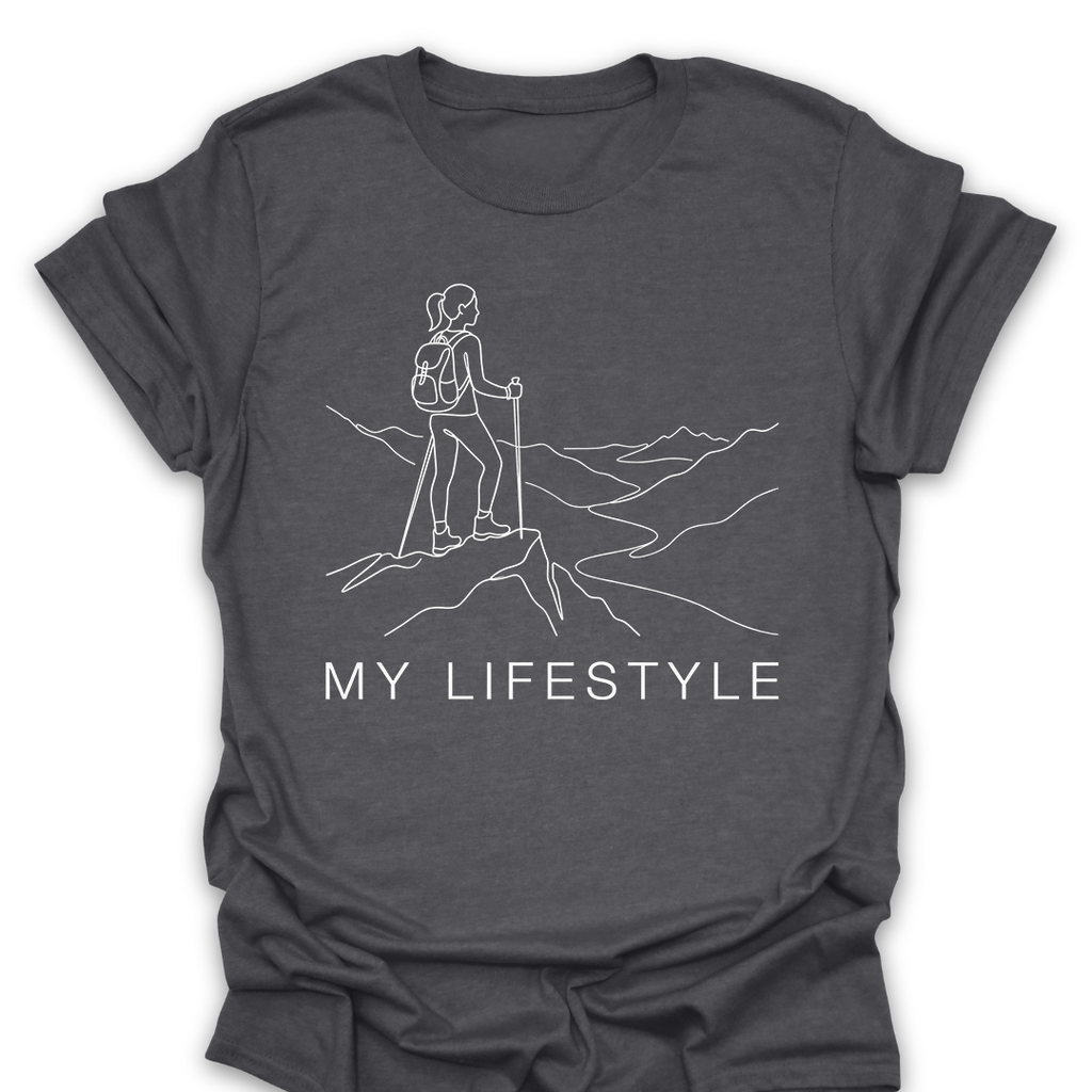 T-Shirt Dark Heather / S My Lifestyle Hiking Tee