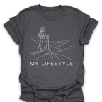 T-Shirt Dark Heather / S My Lifestyle Hiking Tee