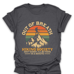 T-Shirt Dark Heather / S Out of Breath Hiking Society T-Shirt