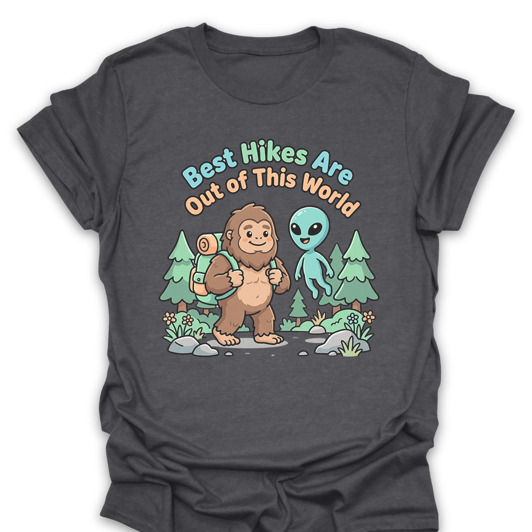 T-Shirt Dark Heather / S Out Of This World Hikes T-Shirt