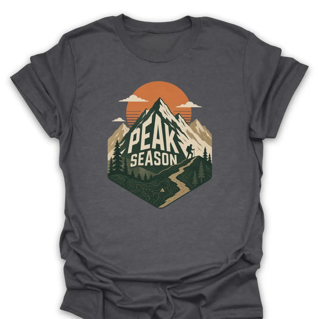 T-Shirt Dark Heather / S Peak Season