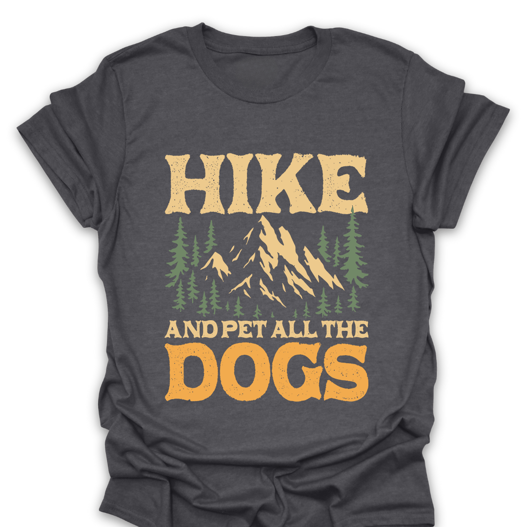 T-Shirt Dark Heather / S Pet All The Dogs T-Shirt