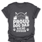 T-Shirt Dark Heather / S Proud Dog Dad Hiking Division T-Shirt