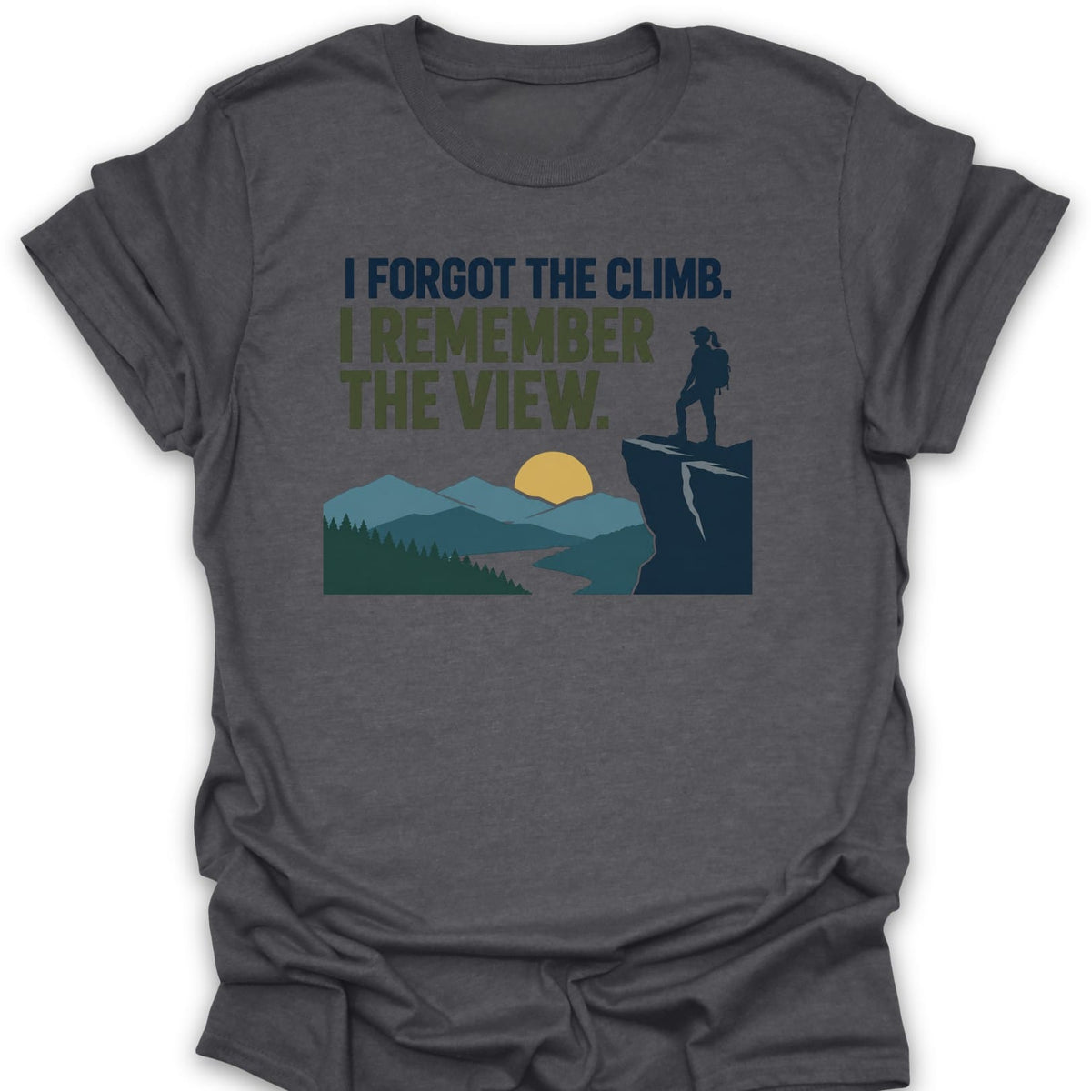T-Shirt Dark Heather / S Remember The View
