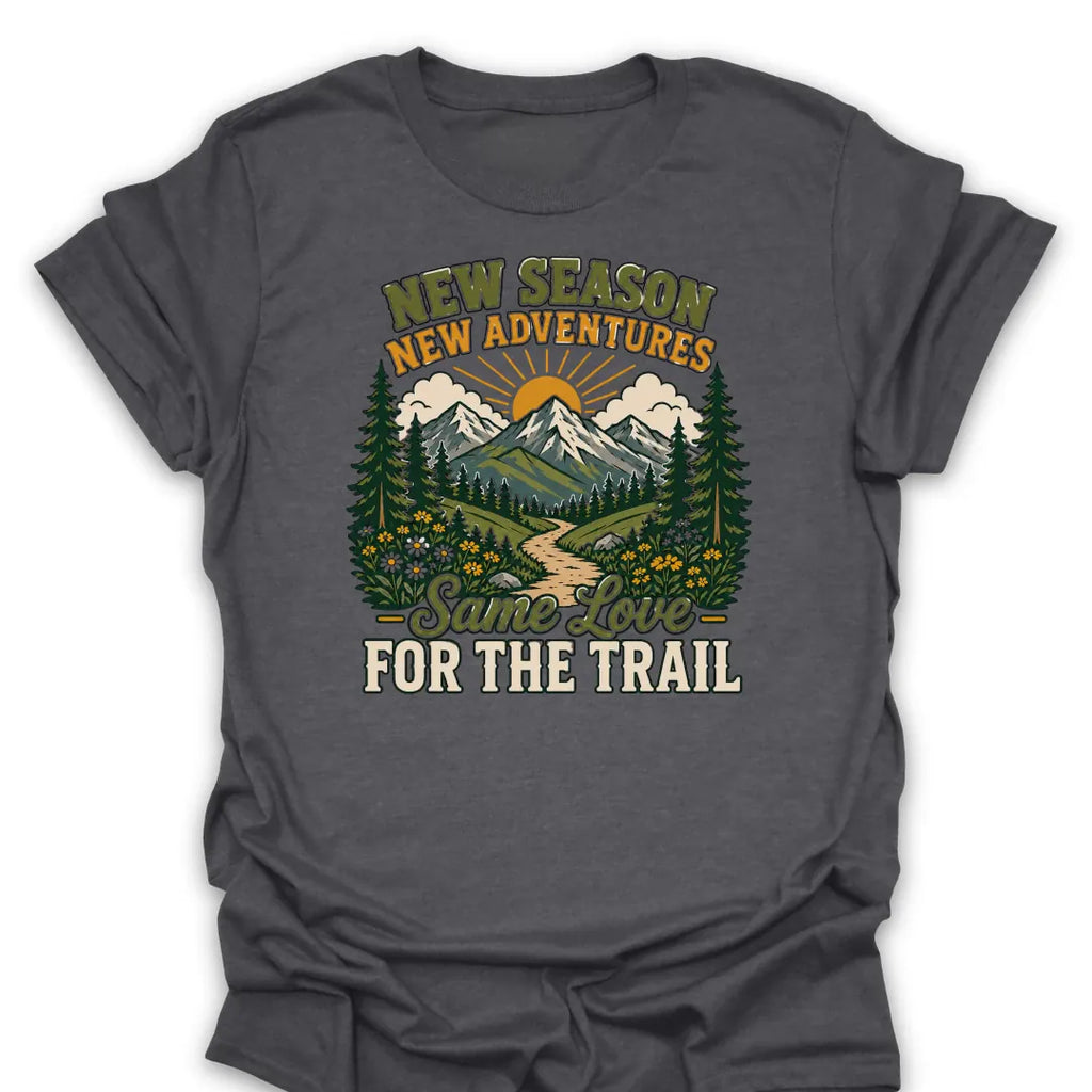 T-Shirt Dark Heather / S Same Love For The Trail
