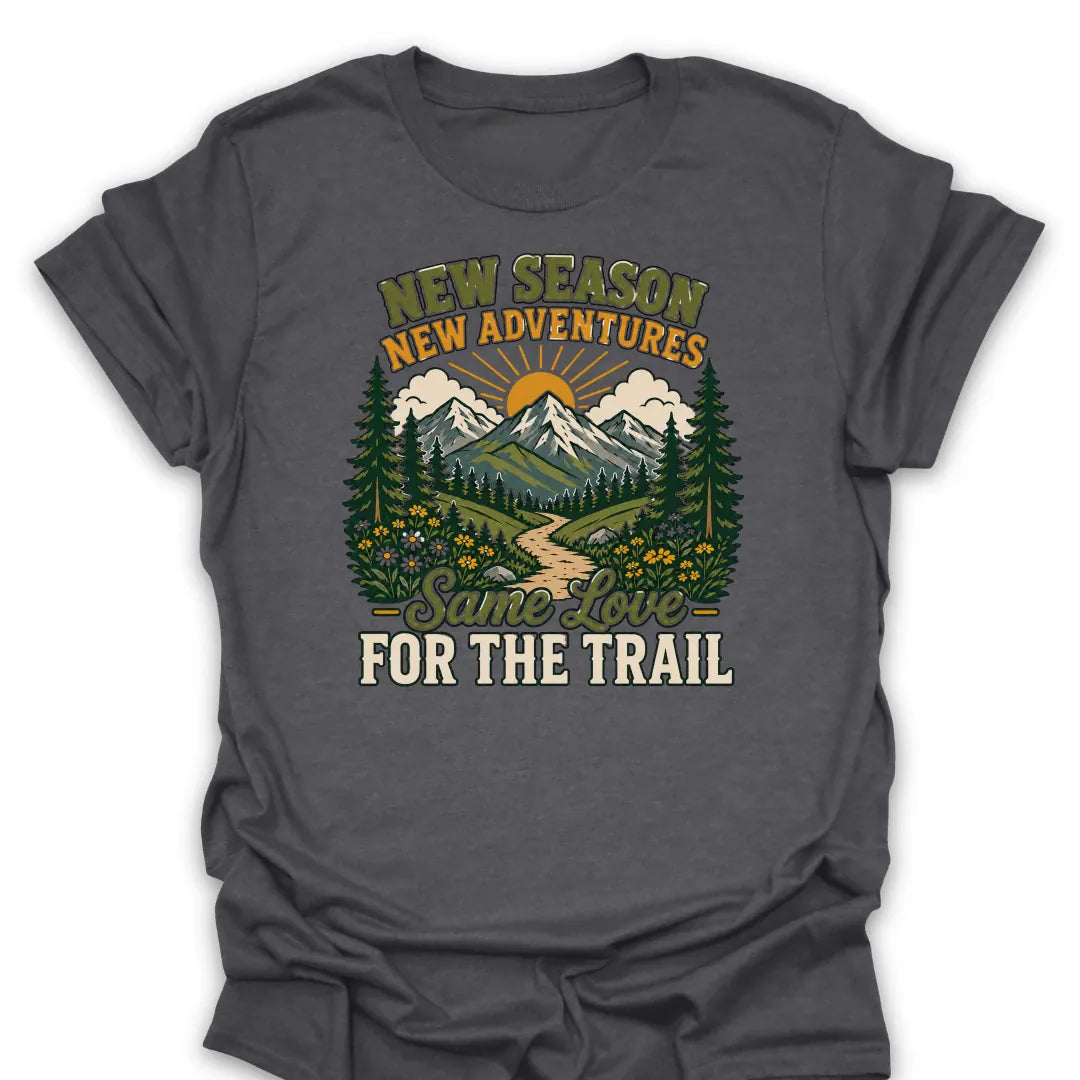 T-Shirt Dark Heather / S Same Love For The Trail