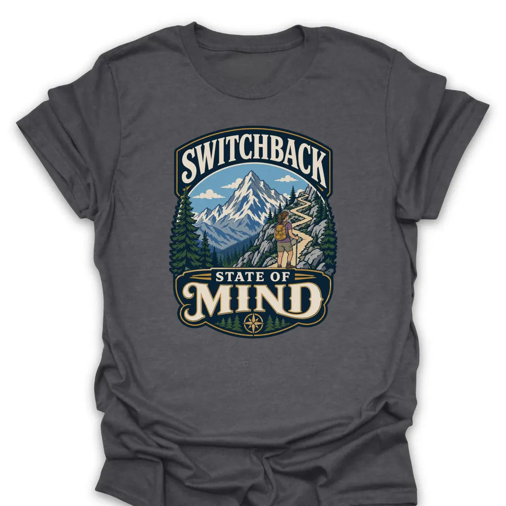 T-Shirt Dark Heather / S Switchback State Of Mind
