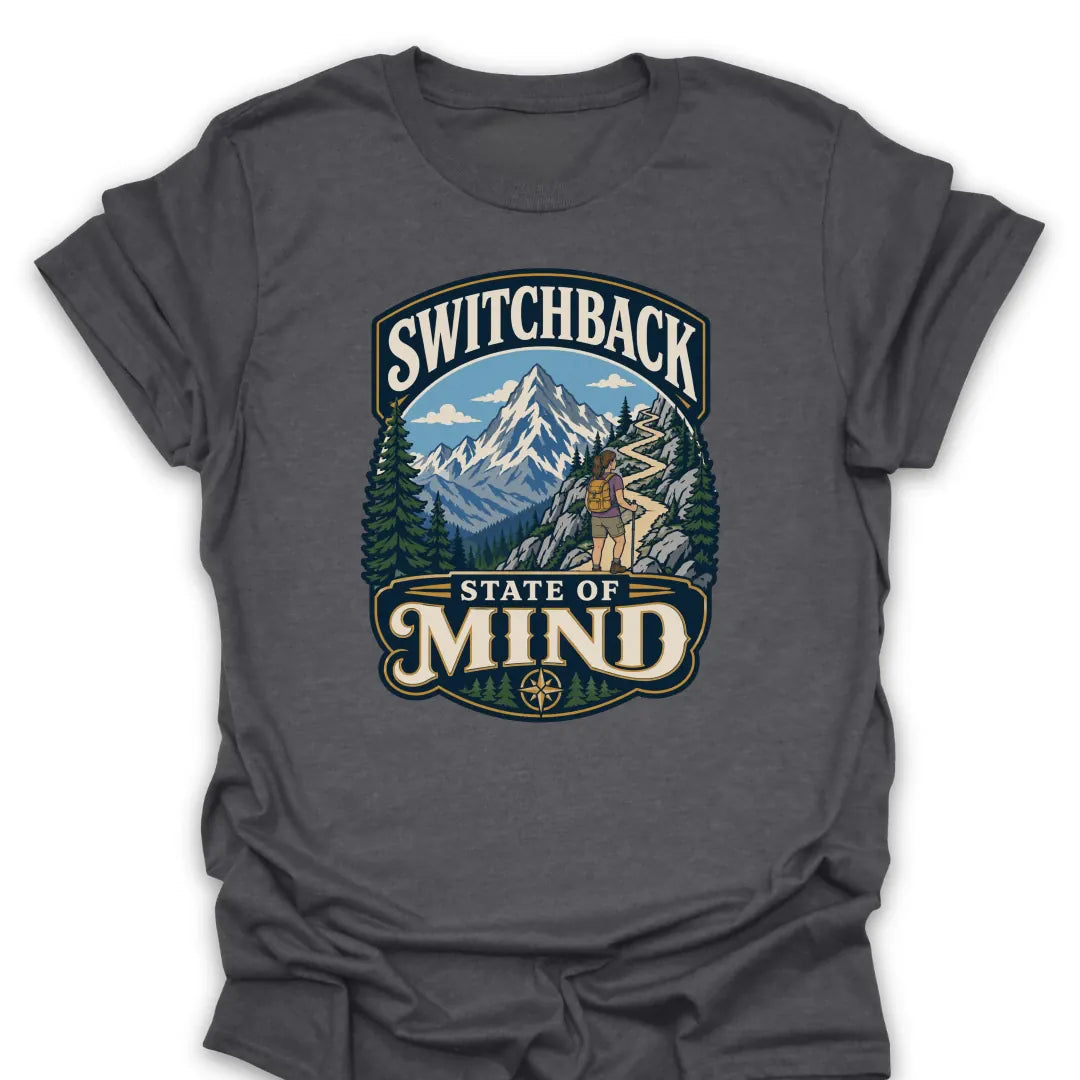 T-Shirt Dark Heather / S Switchback State Of Mind