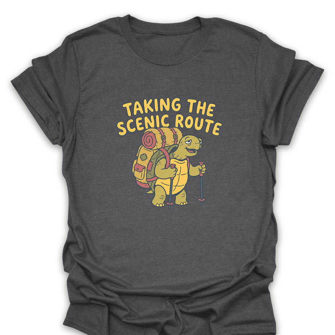 T-Shirt Dark Heather / S Taking the Scenic Route T-Shirt
