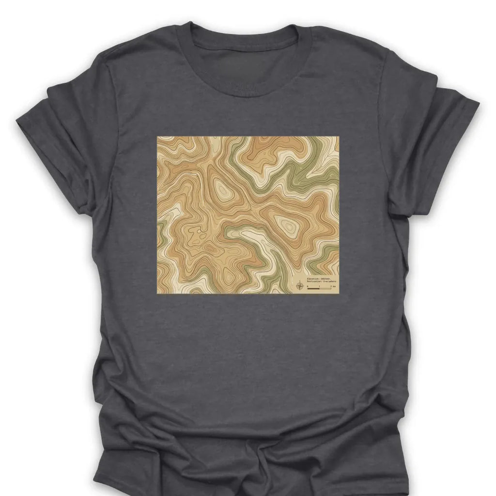 T-Shirt Dark Heather / S Topographic T-Shirt