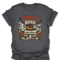 T-Shirt Dark Heather / S Trail Boss Wander Further T-Shirt