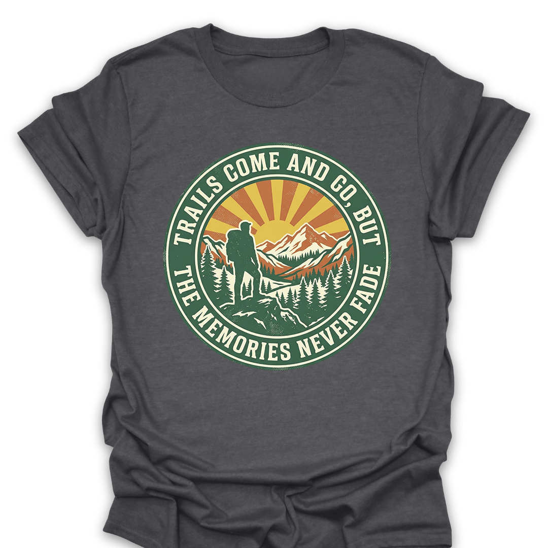 T-Shirt Dark Heather / S Trail Memories Tee