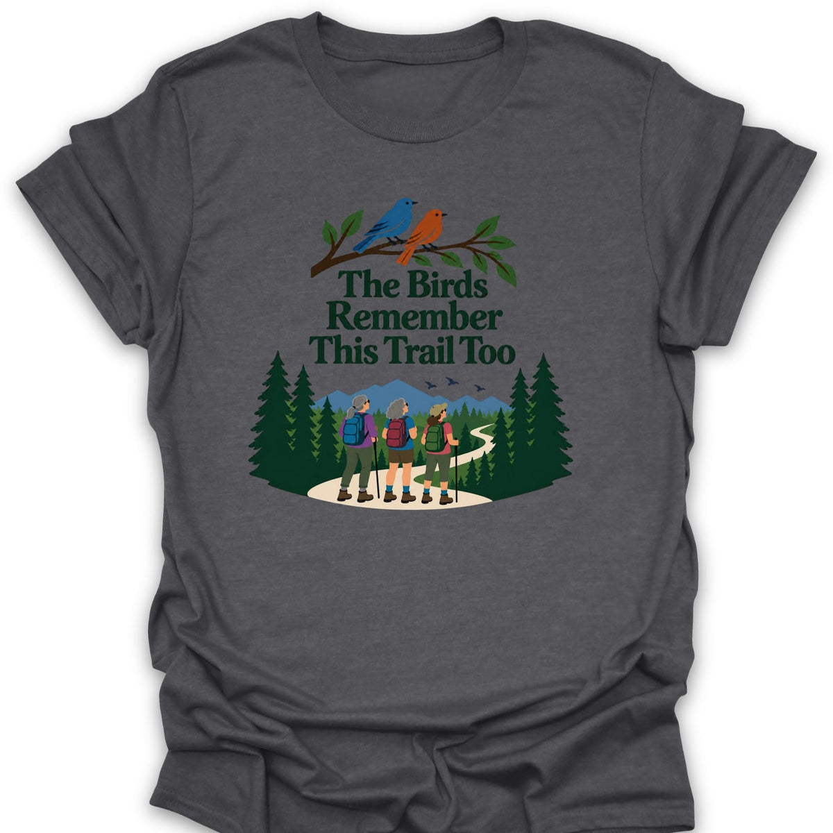 T-Shirt Dark Heather / S Trail Talk