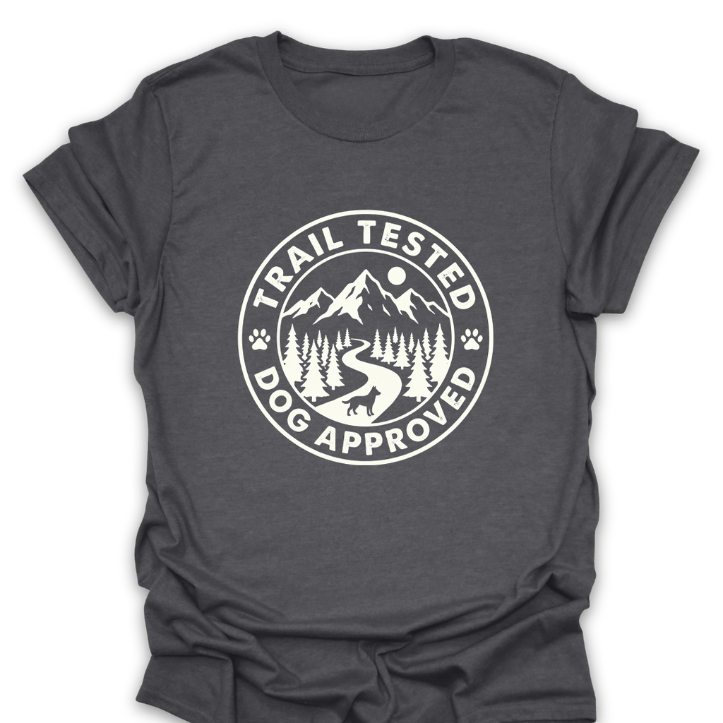 T-Shirt Dark Heather / S Trail Tested Dog Approved T-Shirt