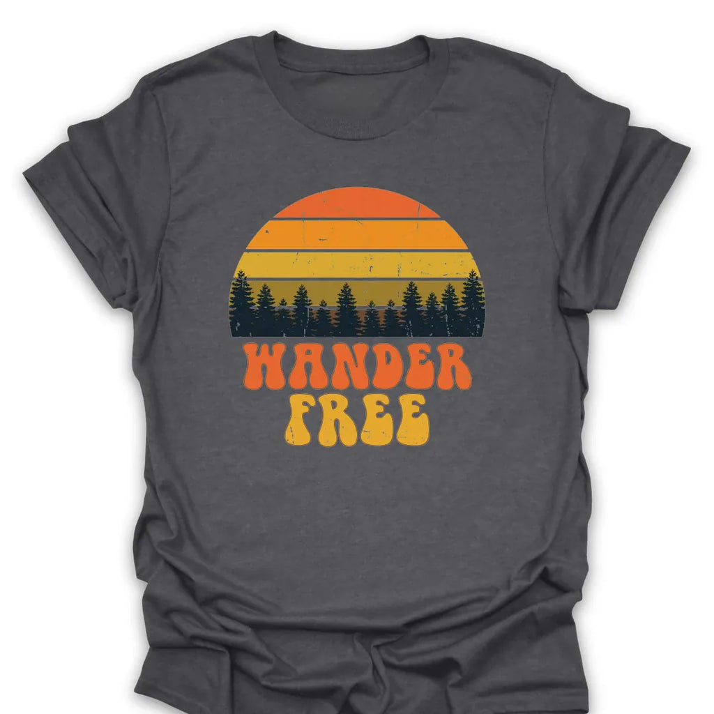 T-Shirt Dark Heather / S Wander Free T-Shirt