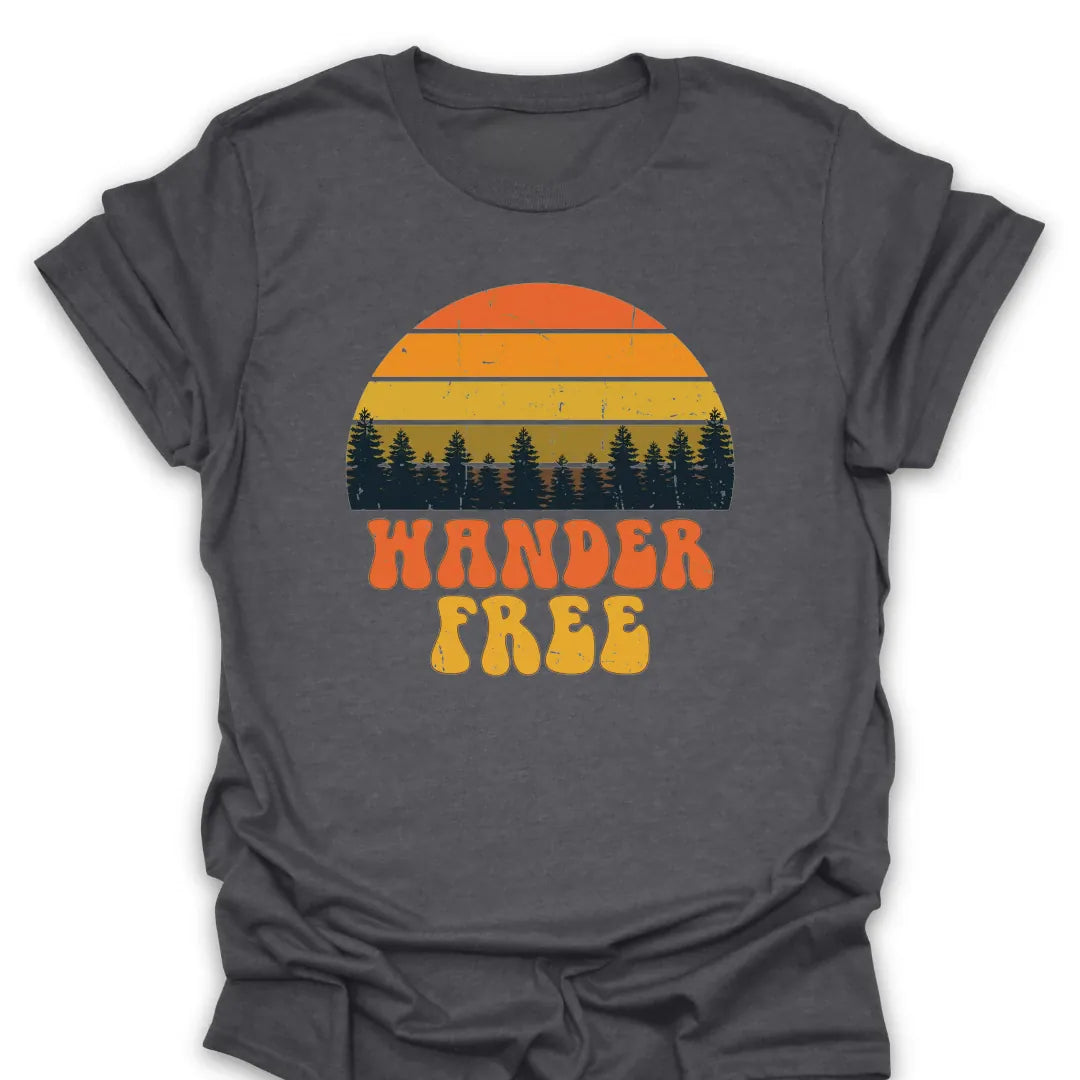 T-Shirt Dark Heather / S Wander Free T-Shirt