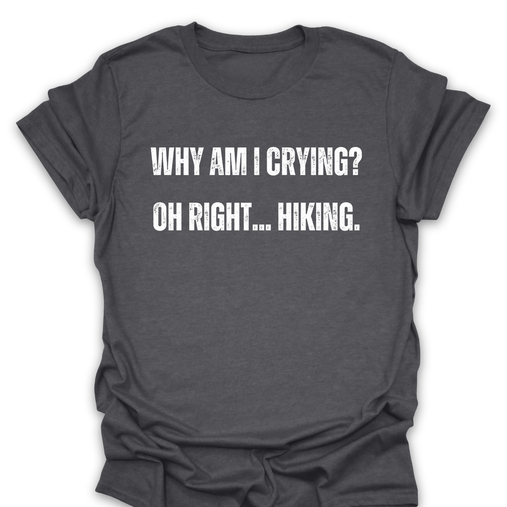 T-Shirt Dark Heather / S Why Am I Crying T-Shirt