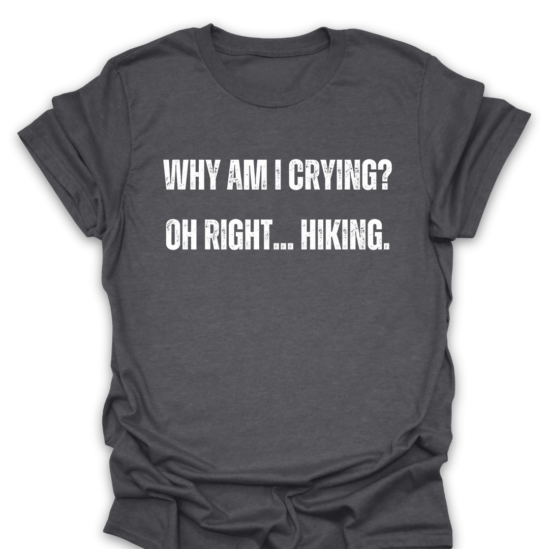T-Shirt Dark Heather / S Why Am I Crying T-Shirt