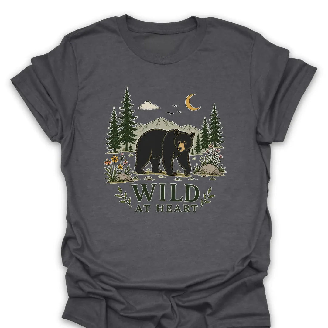 T-Shirt Dark Heather / S Wild At Heart