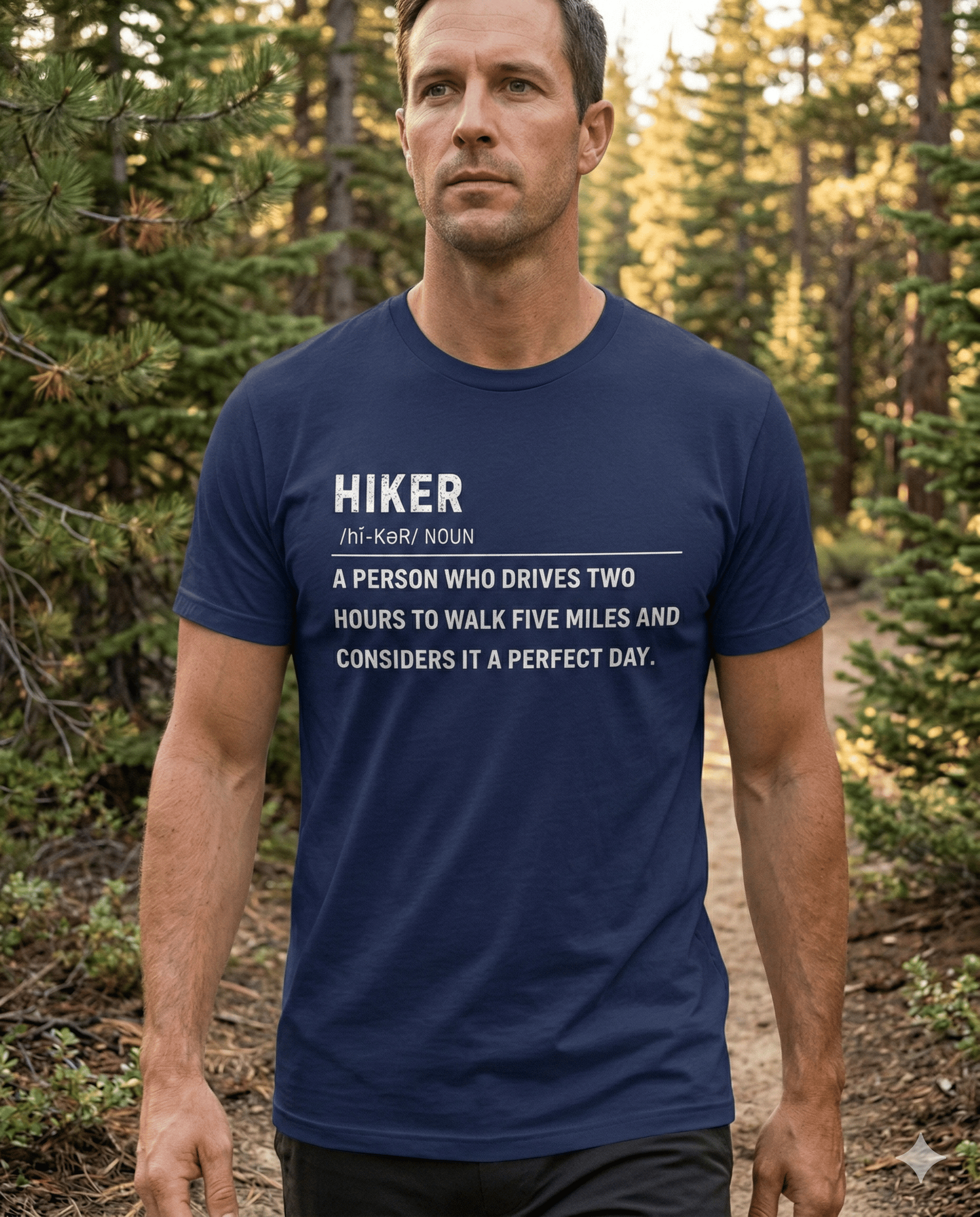 T-Shirt Drive Far Walk Miles Hiker T-Shirt