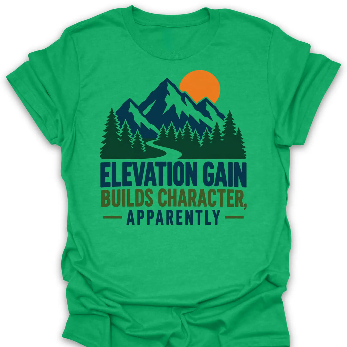 T-Shirt Heather Irish Green / S Elevation Builds Character