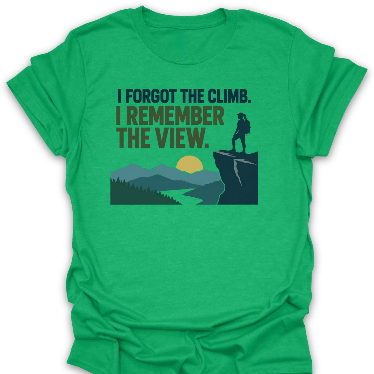 T-Shirt Heather Irish Green / S Remember The View