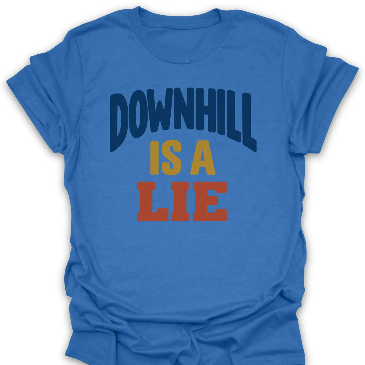 T-Shirt Heather Royal / S Downhill Lie