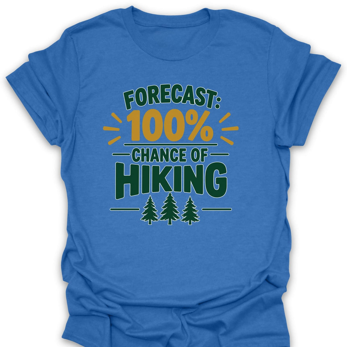 T-Shirt Heather Royal / S Forecast Hiking