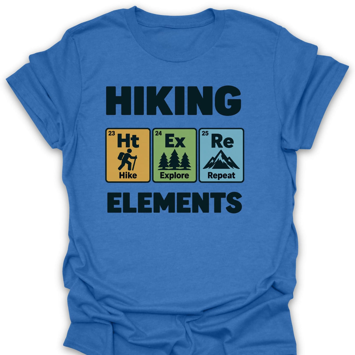 T-Shirt Heather Royal / S Hiking Elements