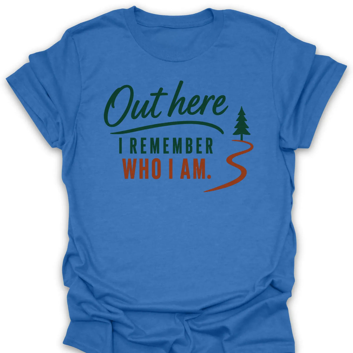T-Shirt Heather Royal / S Out Here I Remember