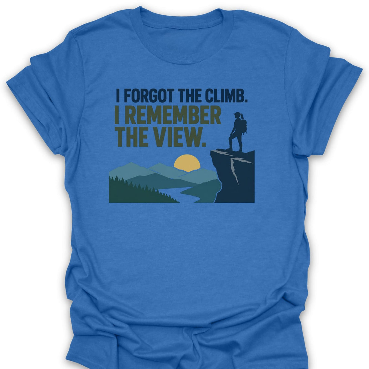 T-Shirt Heather Royal / S Remember The View