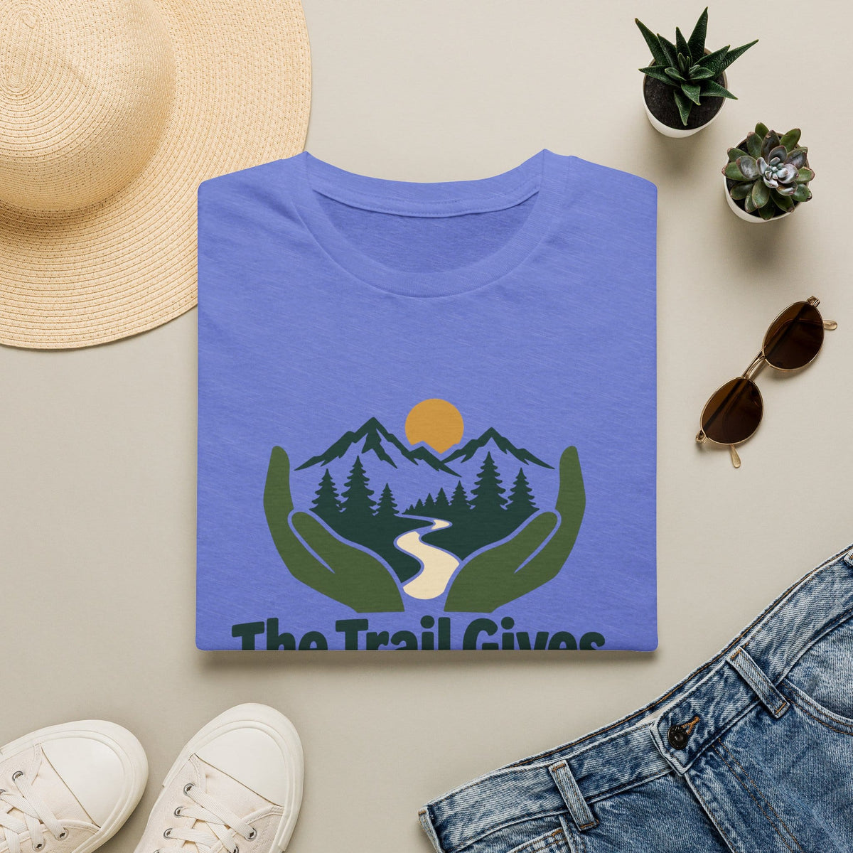 T-Shirt Heather Royal / S Trail Gives Back