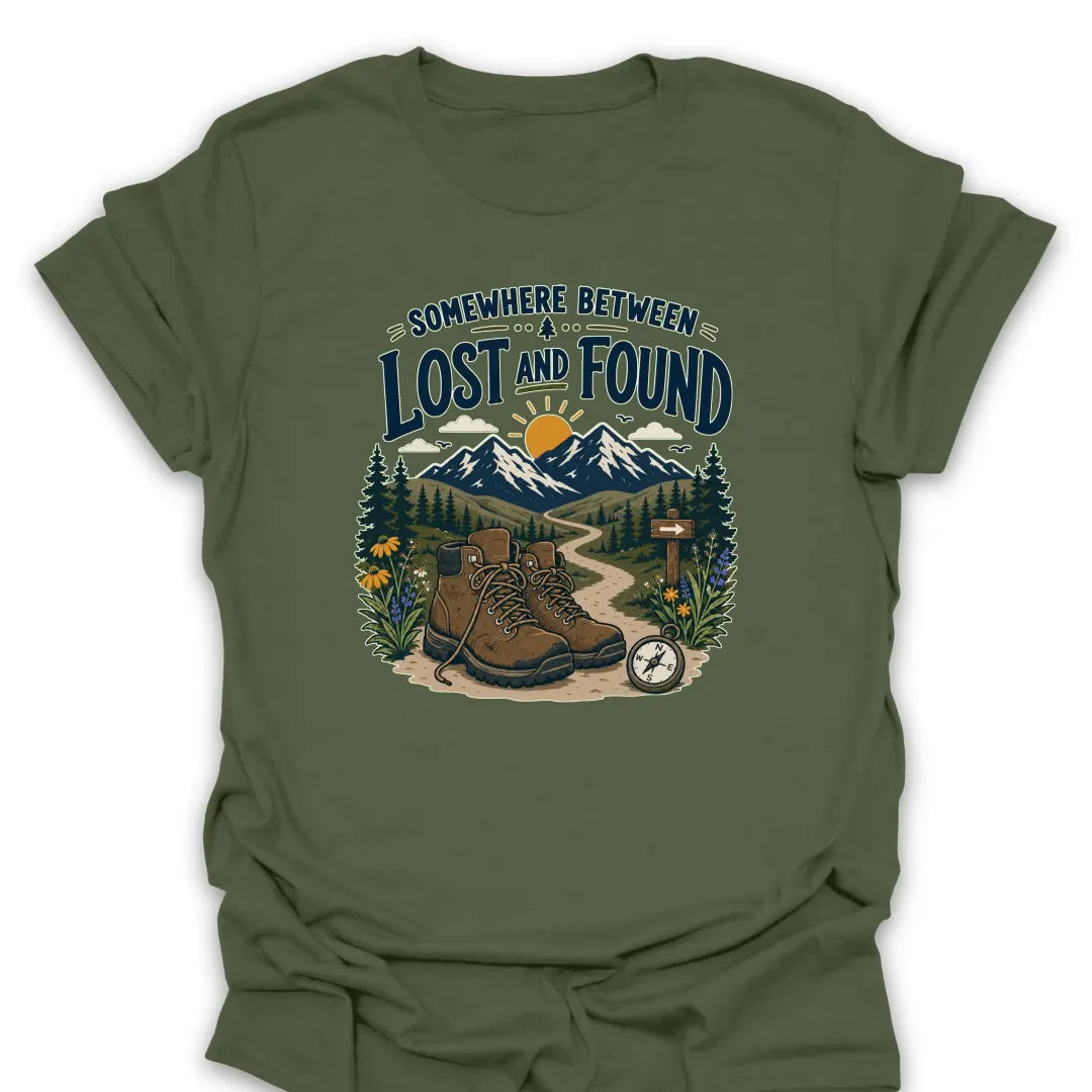 T-Shirt Military Green / S Between Lost and Found