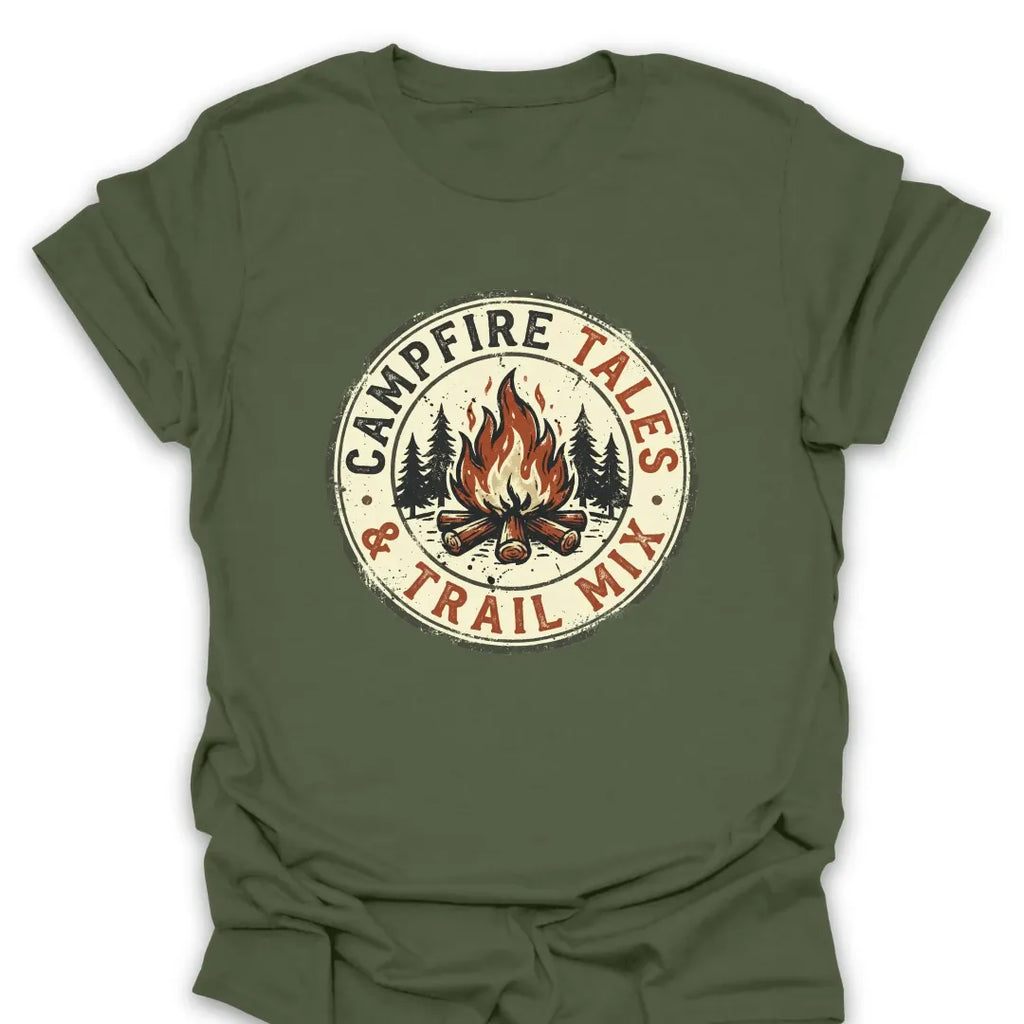 T-Shirt Military Green / S Campfire Tales T-Shirt