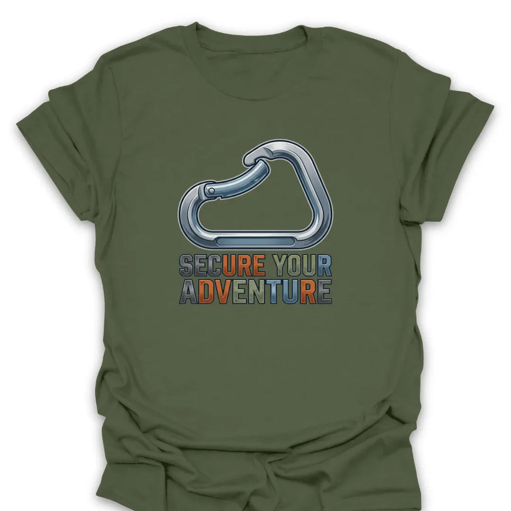 T-Shirt Military Green / S Carabiner Adventure T-Shirt