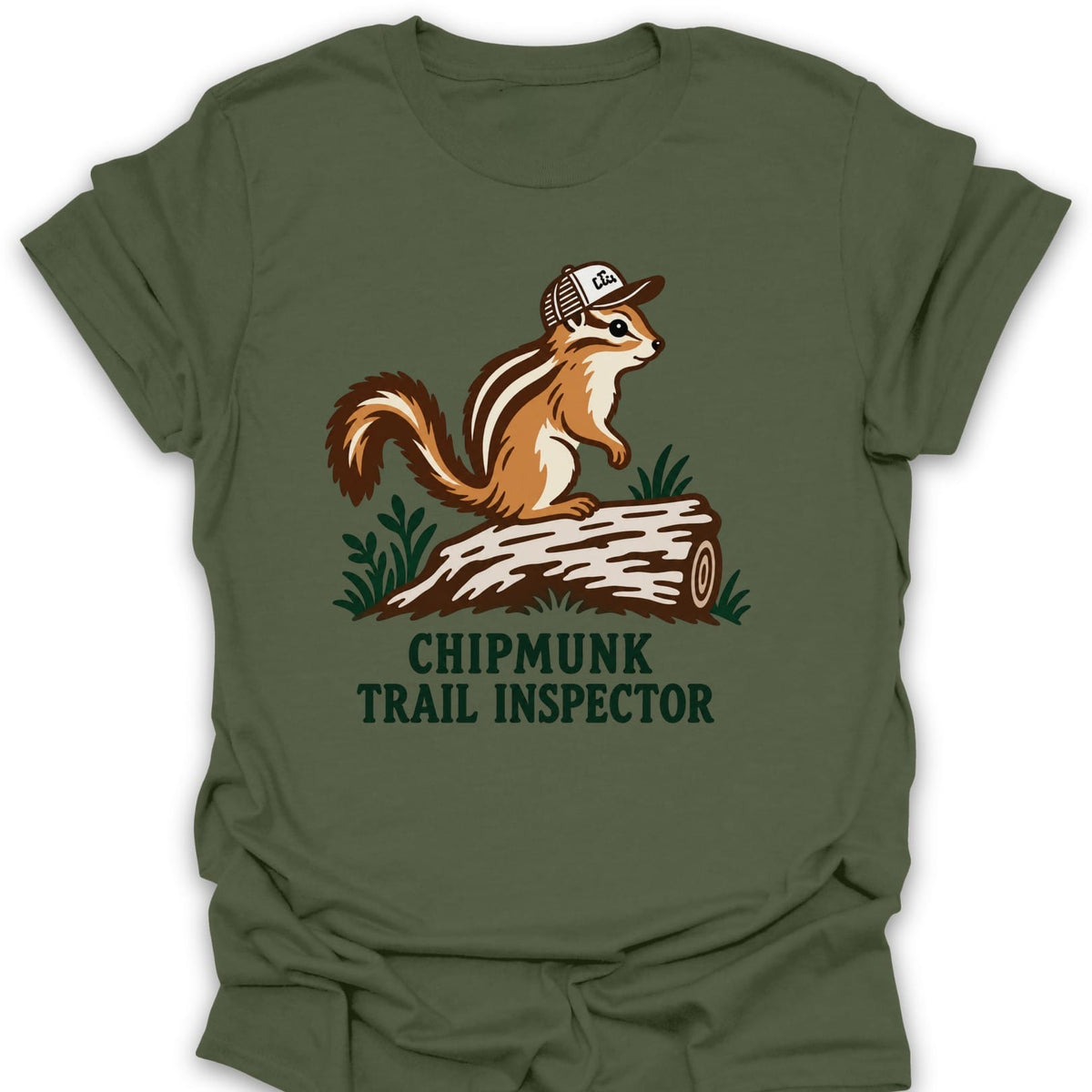 T-Shirt Military Green / S Chipmunk Trail Inspector