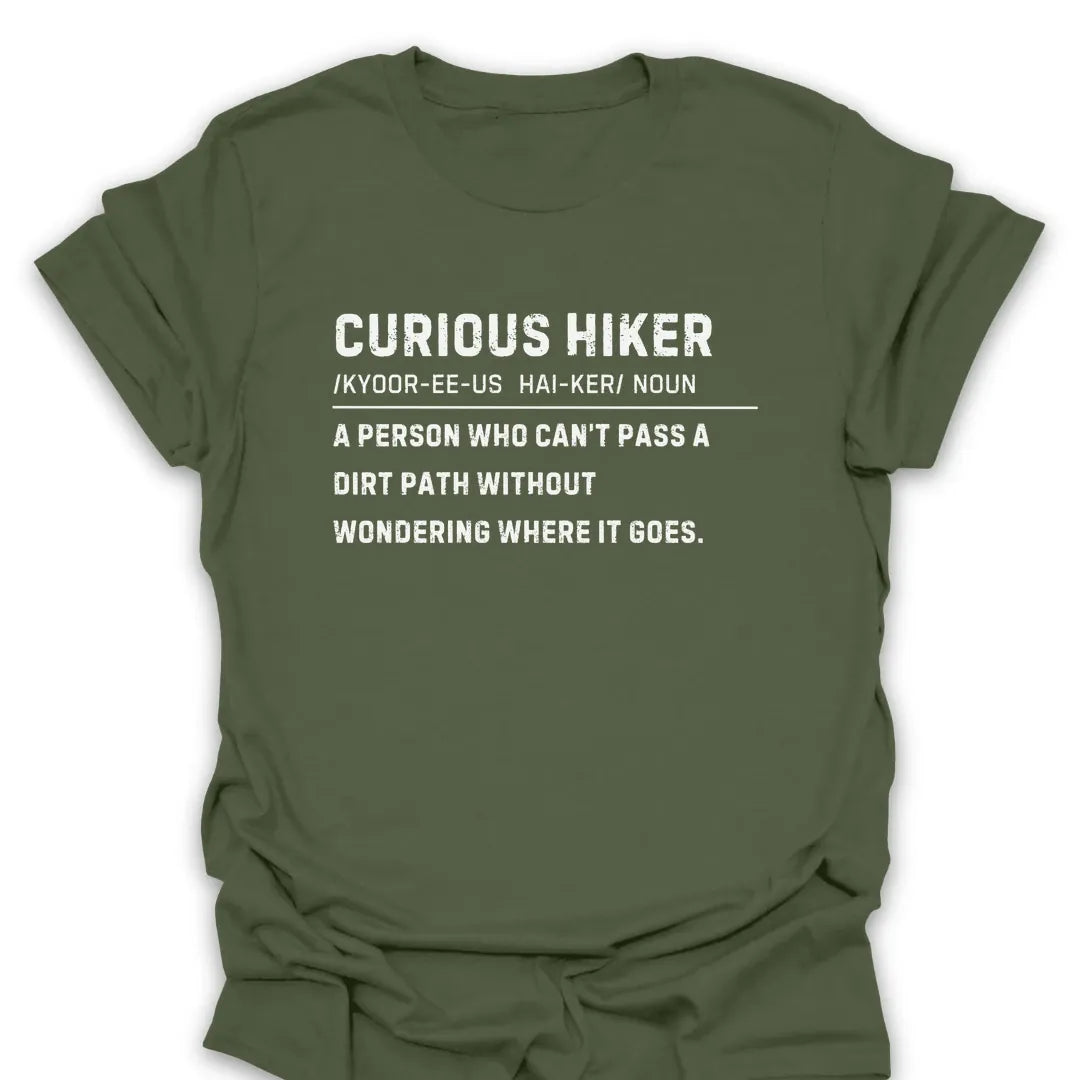 T-Shirt Military Green / S Curious Hiker Definition T-Shirt