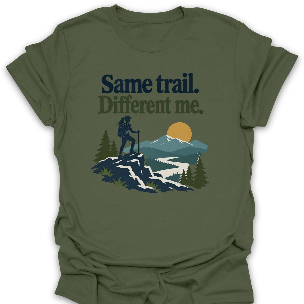 T-Shirt Military Green / S Different Me