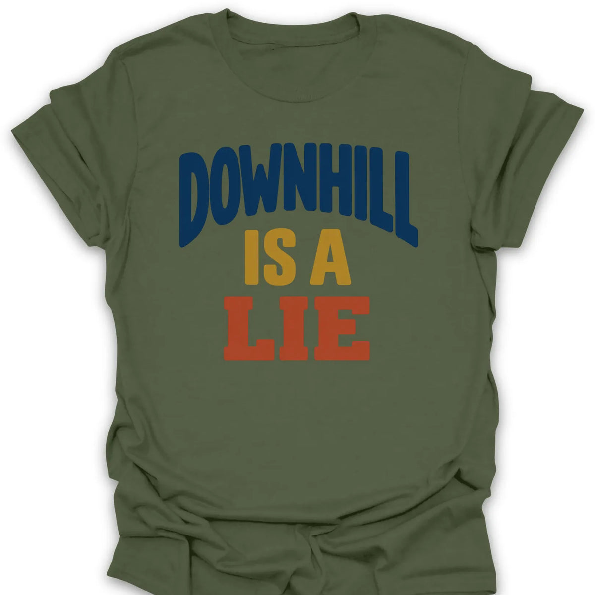 T-Shirt Military Green / S Downhill Lie