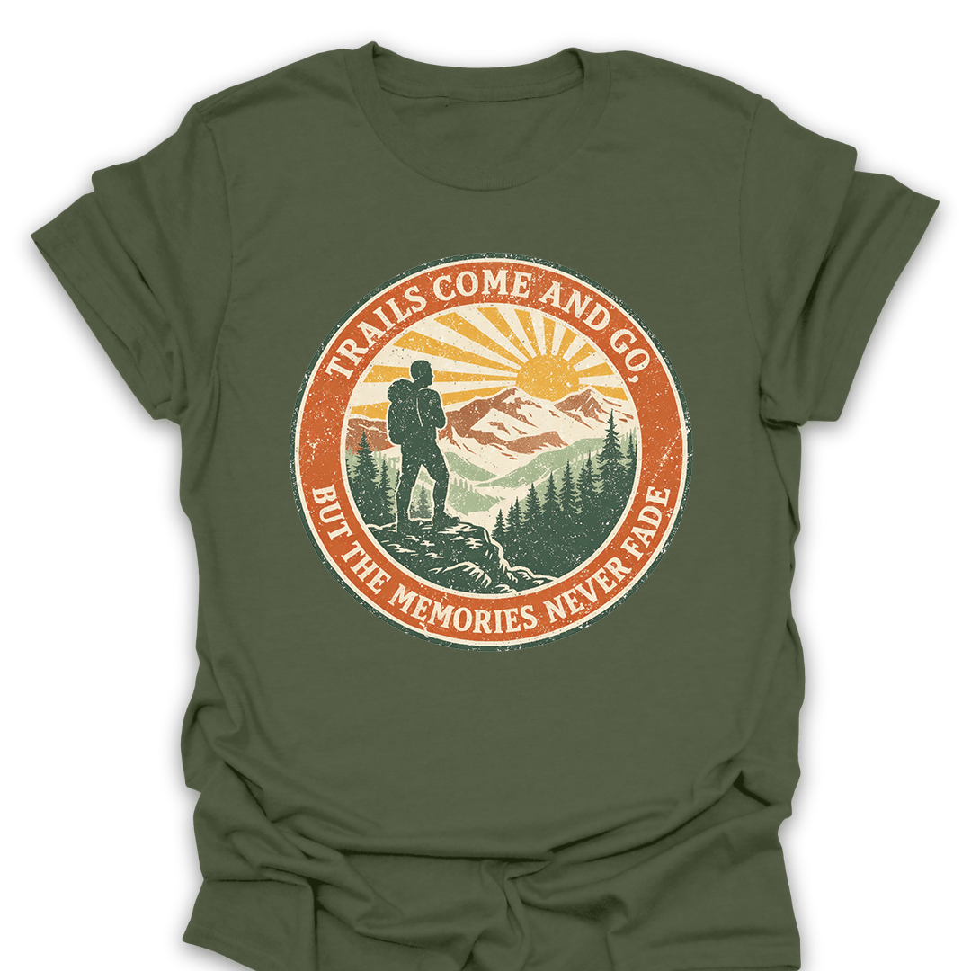 T-Shirt Military Green / S Echoes of the Trail Tee