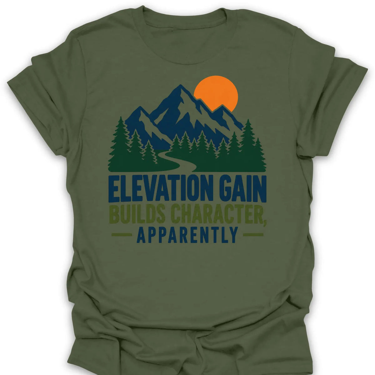 T-Shirt Military Green / S Elevation Builds Character
